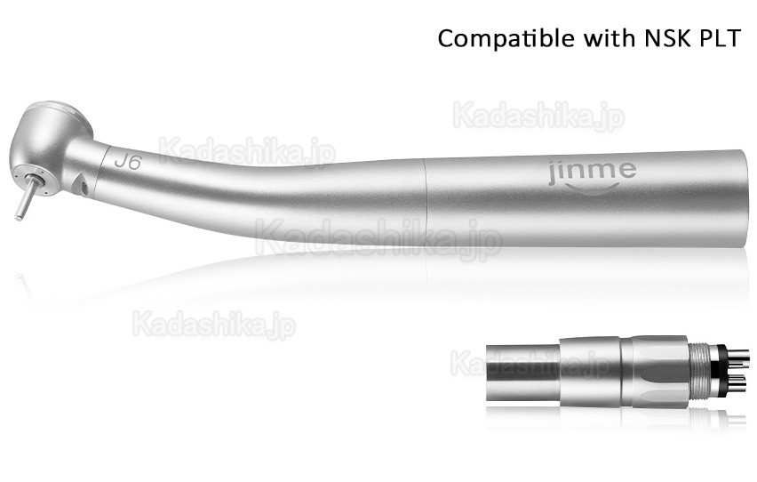 Jinme J6 歯科用タービンハンドピース、6穴、NSK/KVAOクイックカップリング付き
